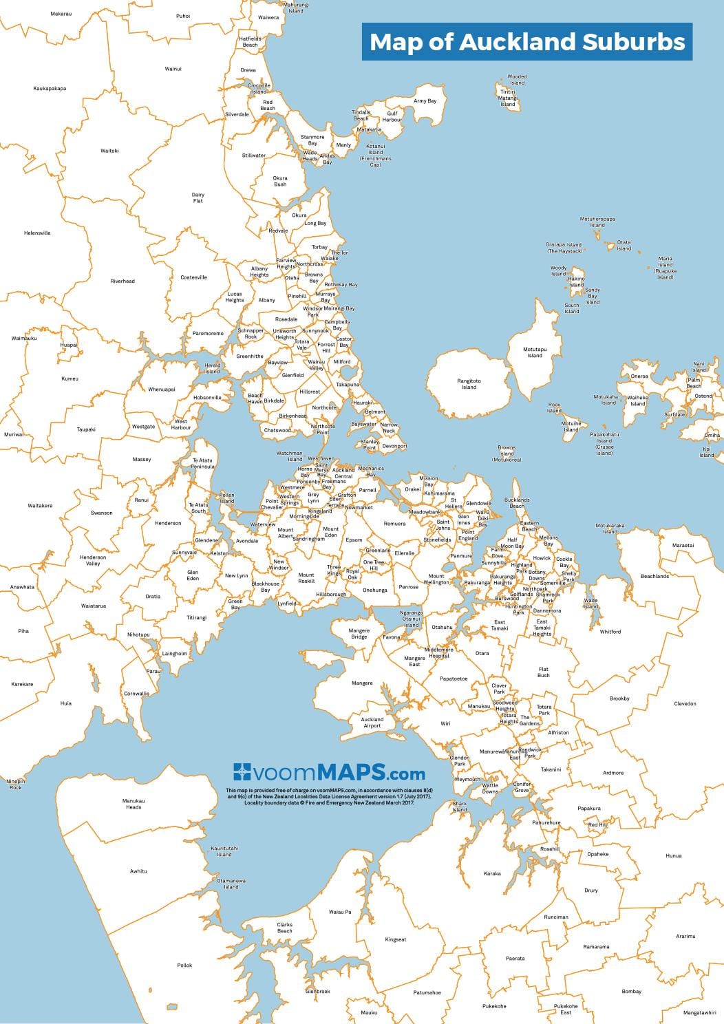 xəritə ətrafında Oakland