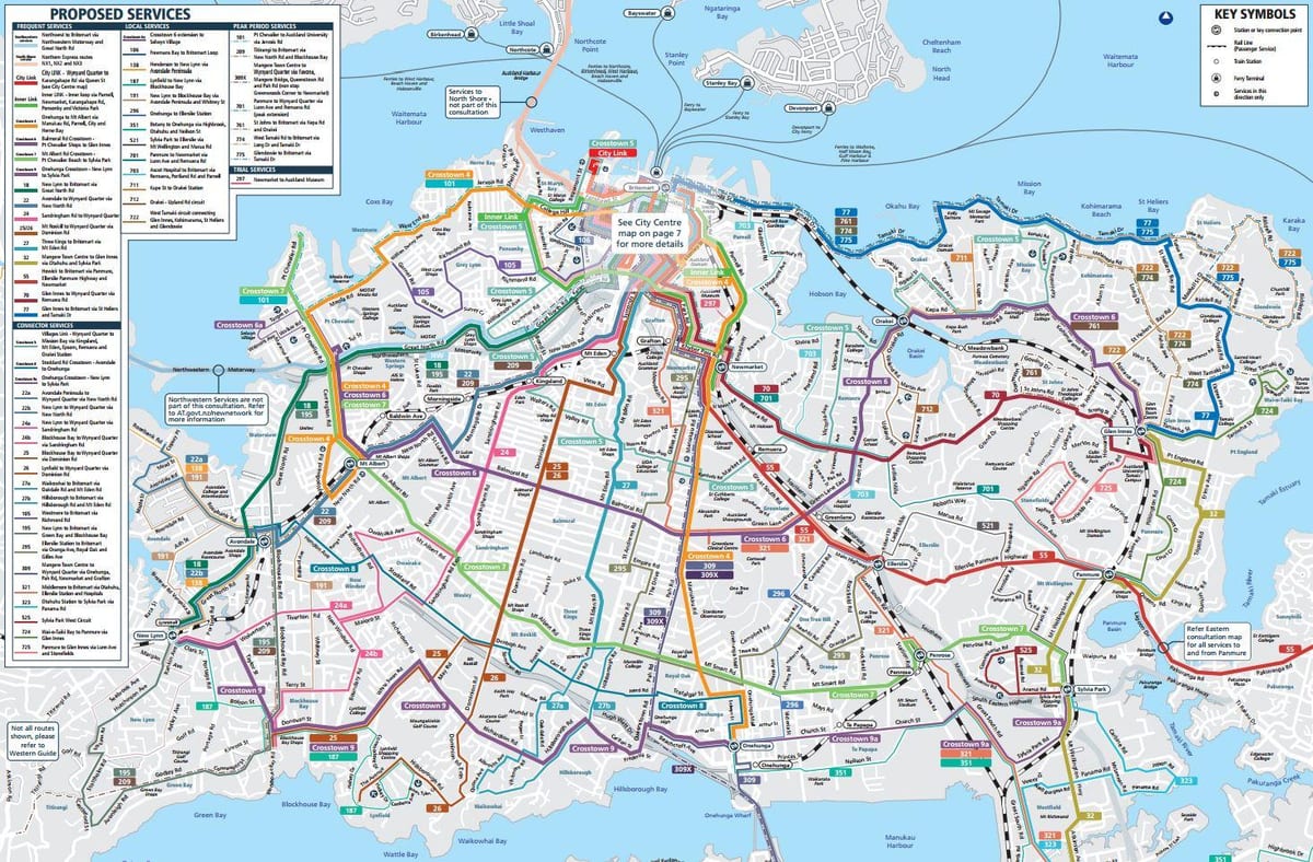 Oakland ictimai nəqliyyat xəritəsi